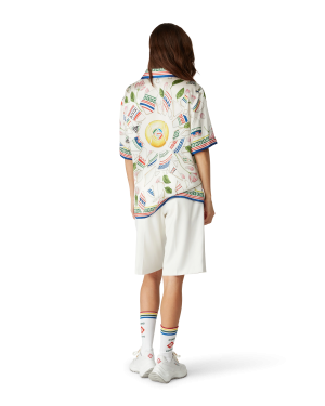 Le Vase Brise Short Sleeve Silk Shirt