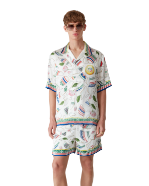 Le Vase Brise Short Sleeve Silk Shirt