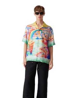 Nature’s Teacher Short Sleeve Silk Shirt