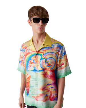 Nature’s Teacher Short Sleeve Silk Shirt