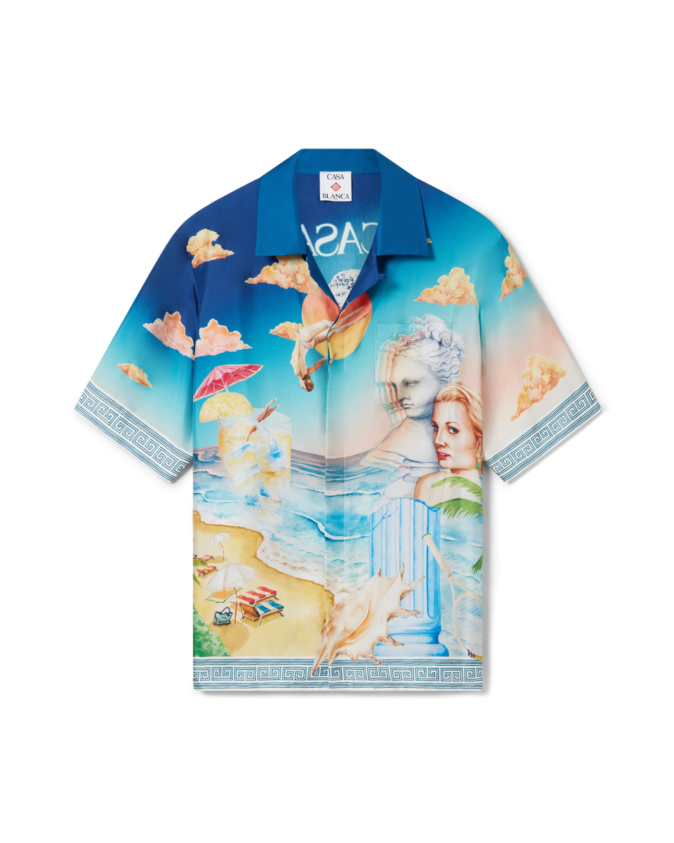 Le Plongeon Short Sleeve Silk Shirt