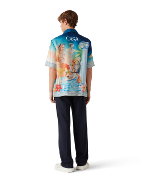 Le Plongeon Short Sleeve Silk Shirt