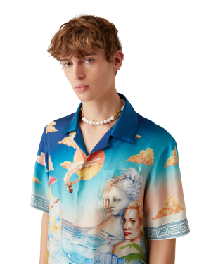 Le Plongeon Short Sleeve Silk Shirt