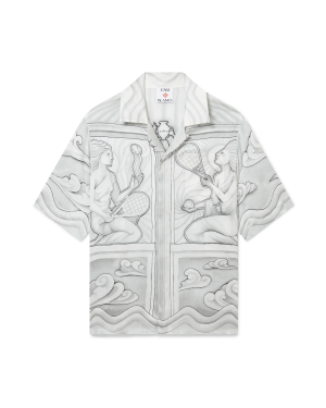 Sacred Stone Short Sleeve Silk Shirt