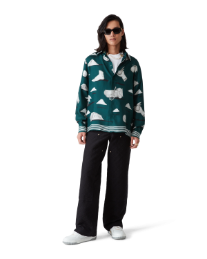 Metaphysical Long Sleeve Silk Shirt