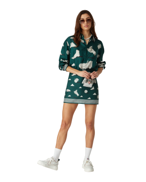 Metaphysical Silk Long Sleeve Shirt