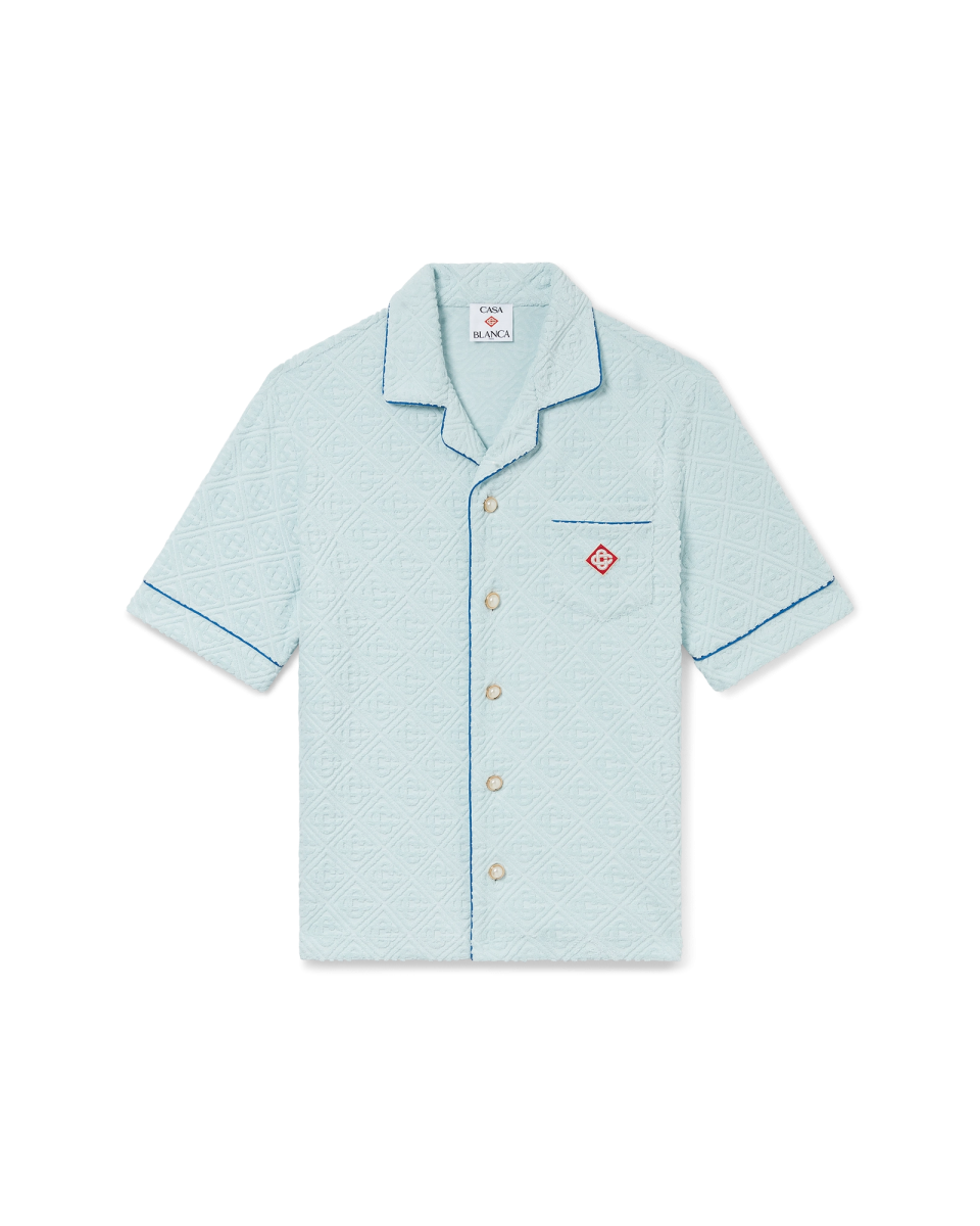 Monogram Towelling Short Sleeve Shirt