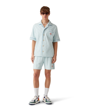 Monogram Towelling Short Sleeve Shirt