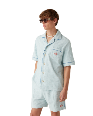 Monogram Towelling Short Sleeve Shirt