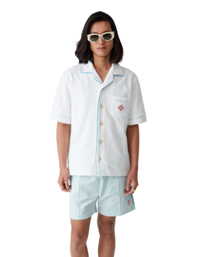 Monogram Short Sleeve Towelling Shirt