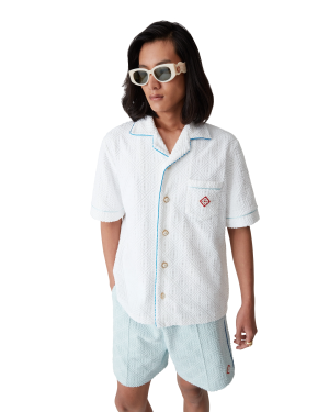 Monogram Short Sleeve Towelling Shirt