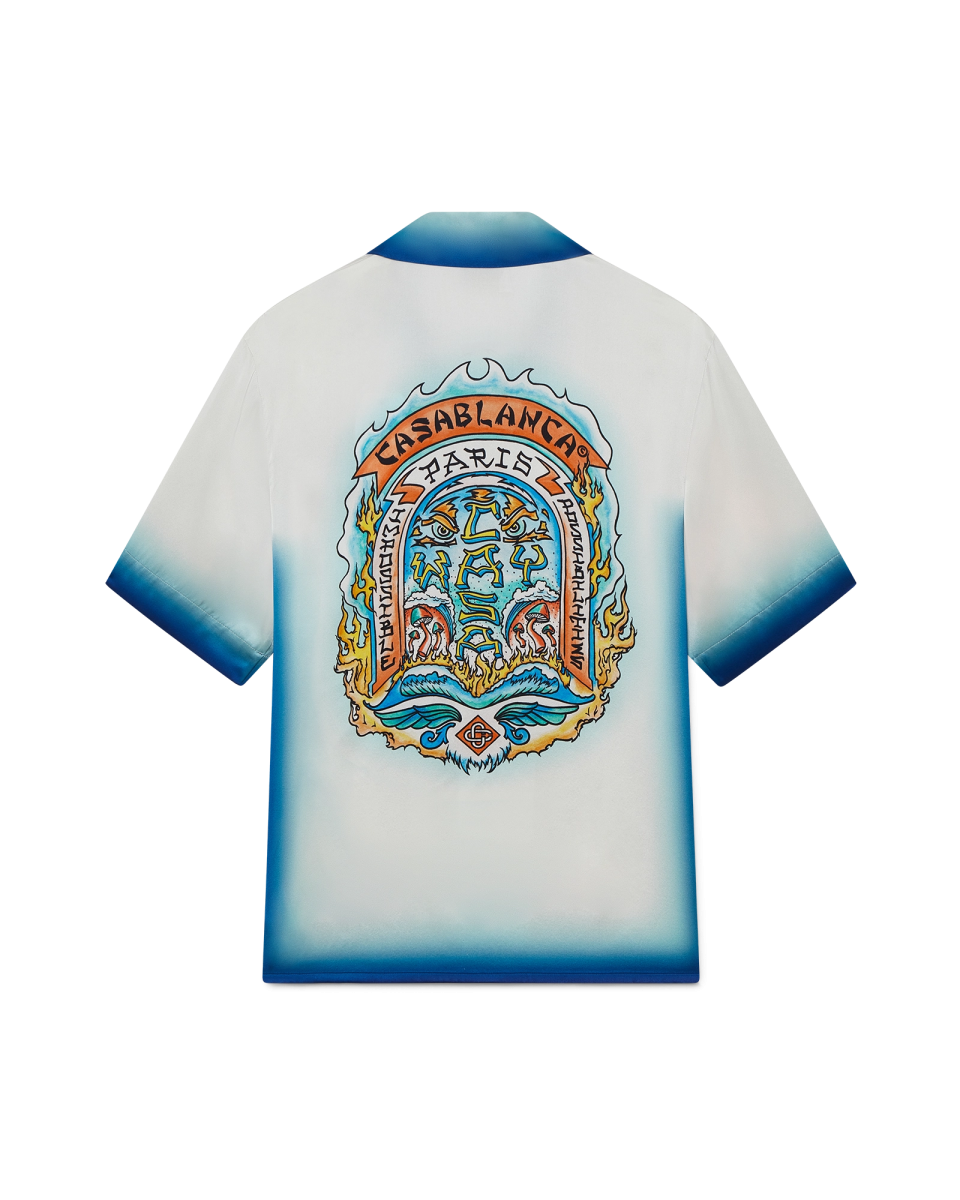 Casa Way Skate Short Sleeve Silk Shirt