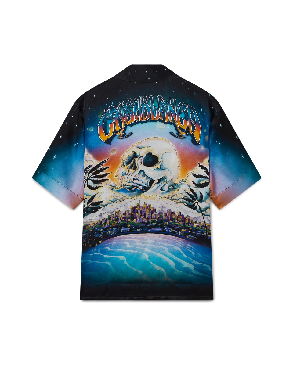 La Pr??monition Short Sleeve Silk Shirt