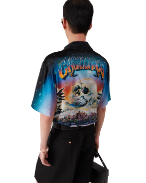 La Pr??monition Short Sleeve Silk Shirt