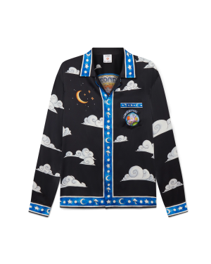 The Four Elements Long Sleeve Silk Shirt