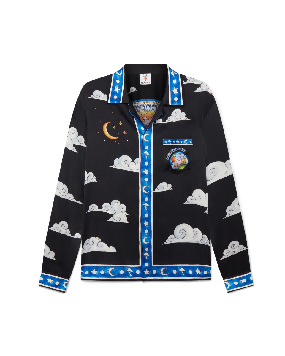 The Four Elements Long Sleeve Silk Shirt