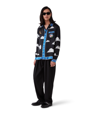 The Four Elements Long Sleeve Silk Shirt