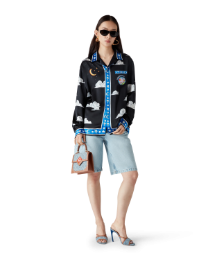 The Four Elements Long Sleeve Silk Shirt