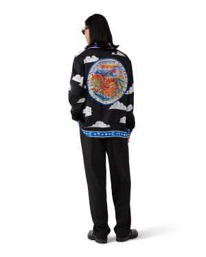 The Four Elements Long Sleeve Silk Shirt