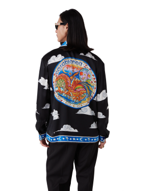 The Four Elements Long Sleeve Silk Shirt