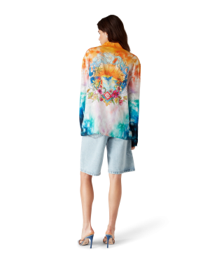 Surf Trip Long Sleeve Long Sleeve Silk Shirt