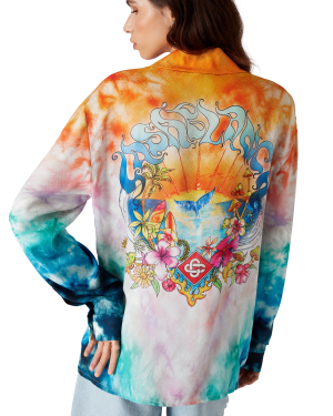 Surf Trip Long Sleeve Long Sleeve Silk Shirt
