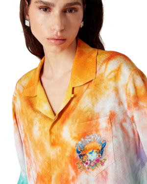 Surf Trip Long Sleeve Long Sleeve Silk Shirt