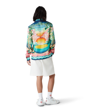 Danse De La Mer Long Sleeve Silk Shirt