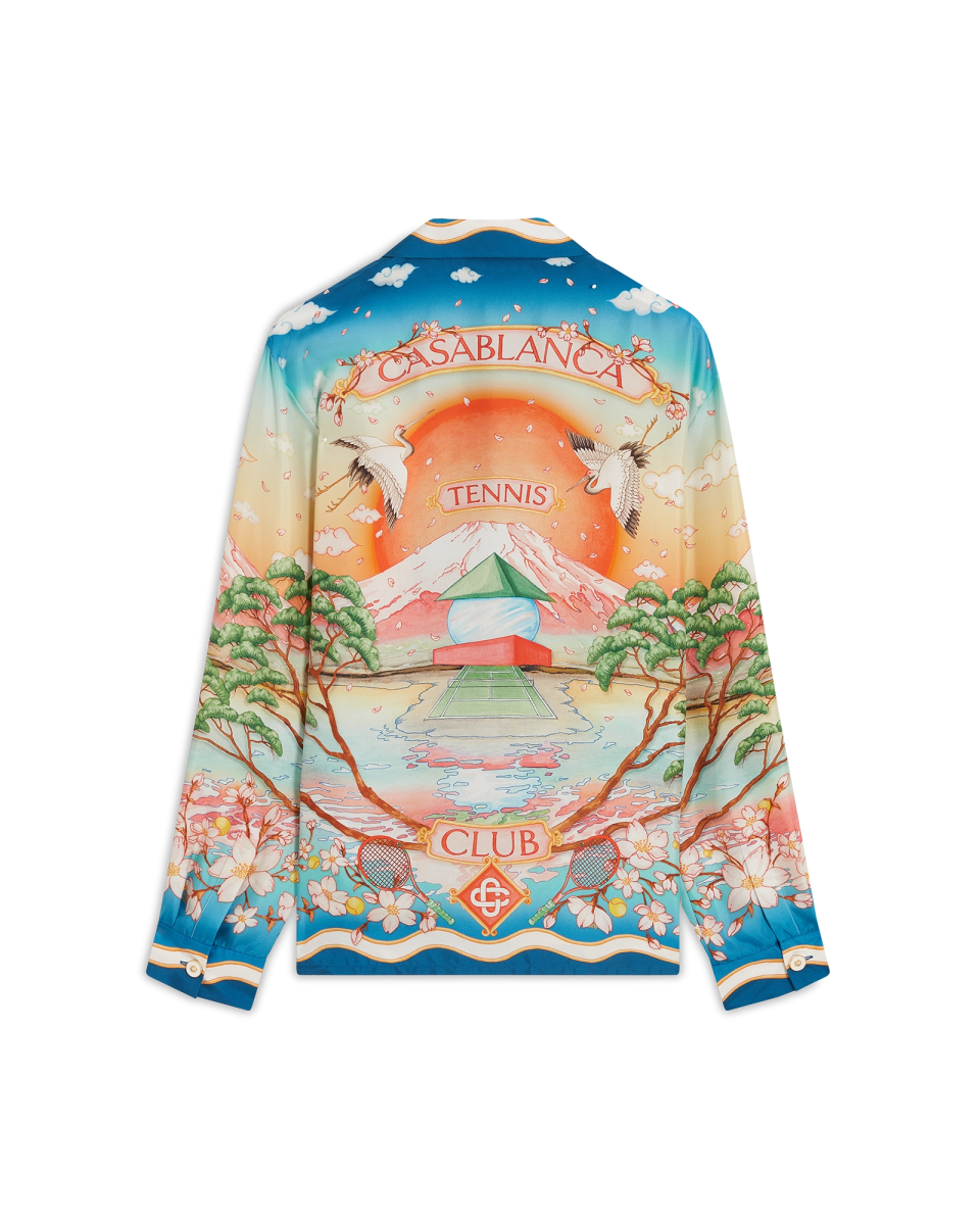 Tennis Club Silk Long Sleeve Shirt