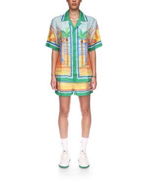 Day of Victory Short Sleeve Linen Shirt