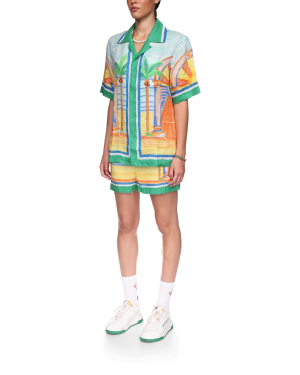 Day of Victory Short Sleeve Linen Shirt