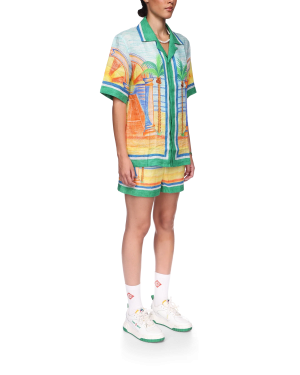 Day of Victory Short Sleeve Linen Shirt