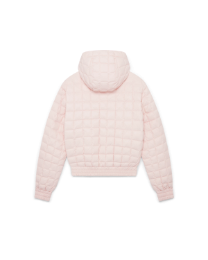 Nylon Quilted Hooded Jacket