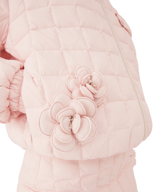 Nylon Quilted Hooded Jacket