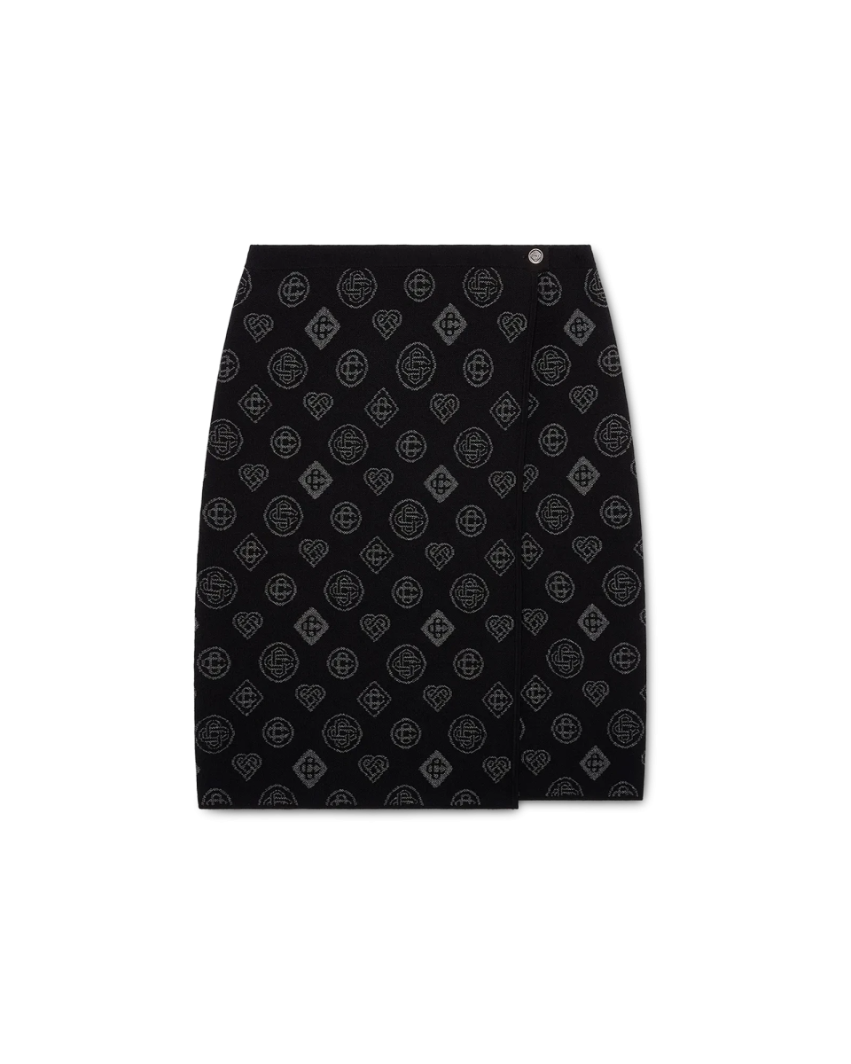 Monogram Jacquard Skirt