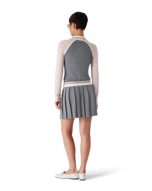 Merino Knit Tennis Skirt