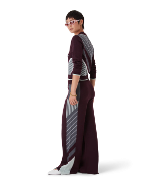 Diagonal Tennis Merino Trousers