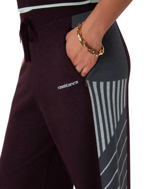 Diagonal Tennis Merino Trousers