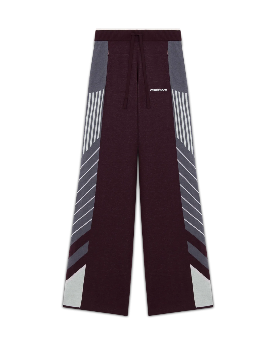 Diagonal Tennis Merino Trousers