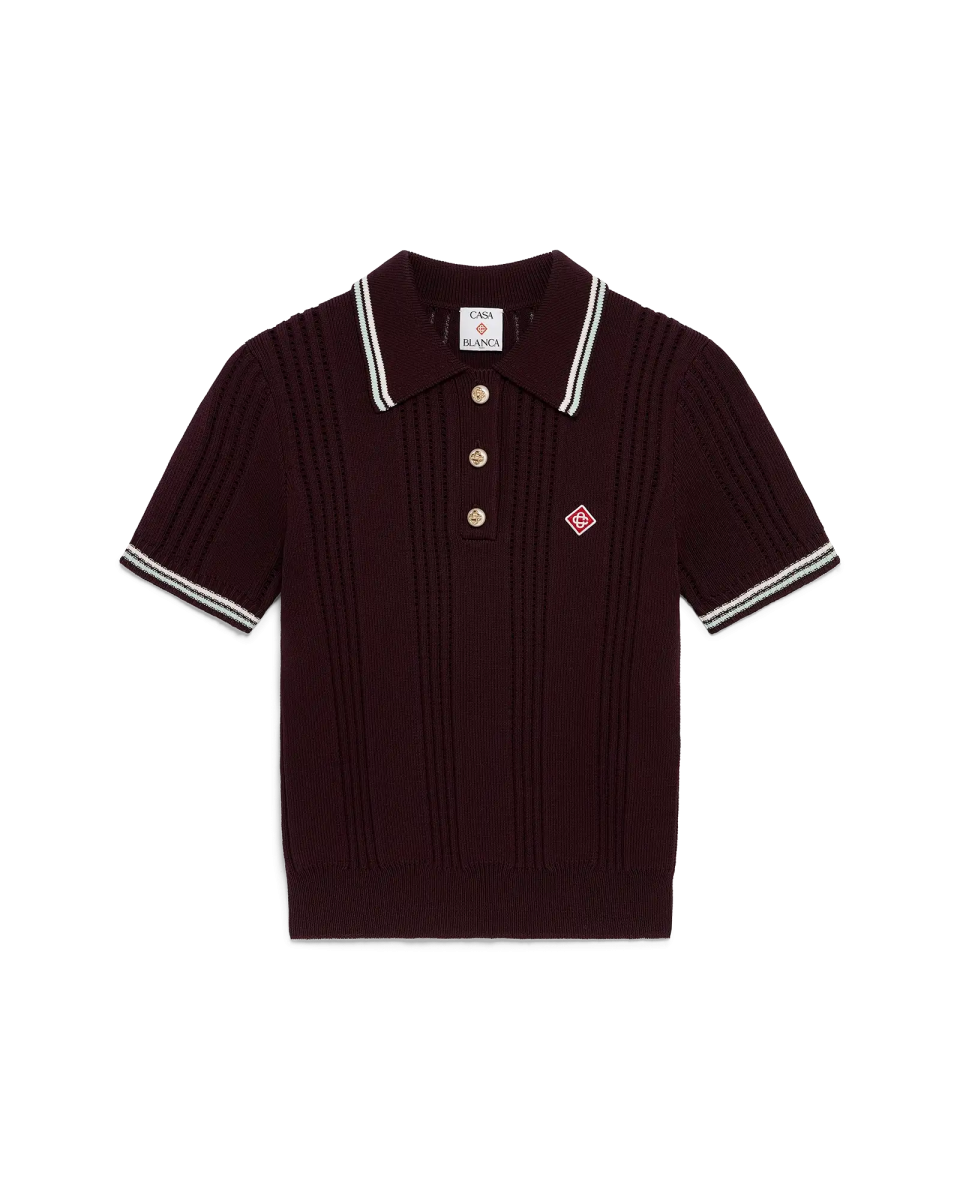 Cotton Knit Short Sleeve Polo