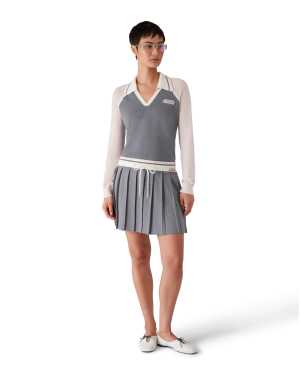 Merino Tennis Long Sleeve Polo