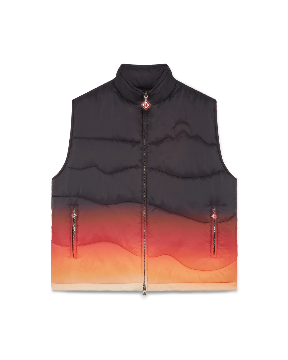Gradient Nylon Puffer Gilet