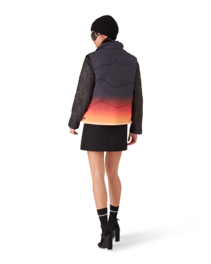 Gradient Nylon Puffer Gilet
