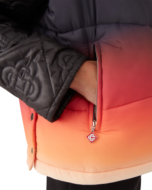 Gradient Nylon Puffer Gilet
