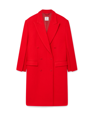 Boiled Wool Overcoat