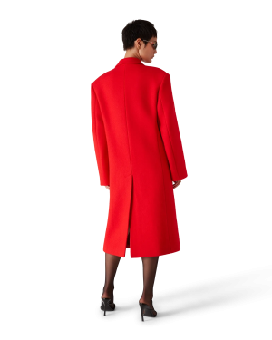 Boiled Wool Overcoat