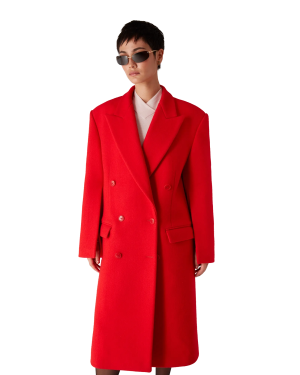 Boiled Wool Overcoat