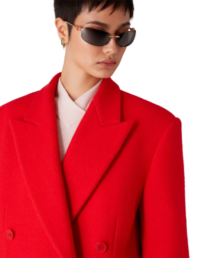 Boiled Wool Overcoat