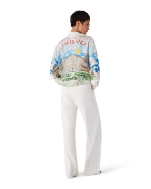 Paris Store Classic Long Sleeve Silk Shirt