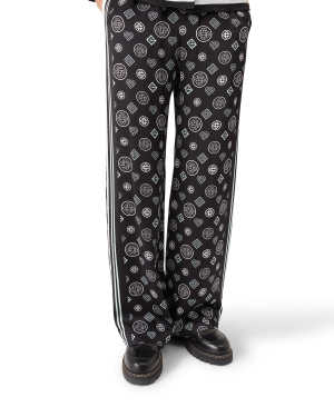 Monogram Pyjama Silk Satin Trousers